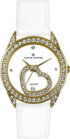 Alpha Saphir Damen-Uhren Quarz Analog 324D