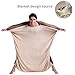 Kanguru Wearable Blanket with Sleeves for Adult, Women, Men Fun Gifts for Christmas and Birthday