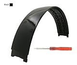 Replacement Top Headband Pad Cushions Repair Parts for Beats Studio 2.0 Wired / Wireless Over Ear Headphone (Black)