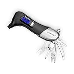 MOOST Digital Tire Pressure Gauge - 150 PSI 4 Modes Tire Gauge with Rescue Tools - Flashlight, Safety Hammer, Seatbelt Cutter, Red Safety Light, Screw Drivers, Scissors, and Pliers for Car, Motorcycle