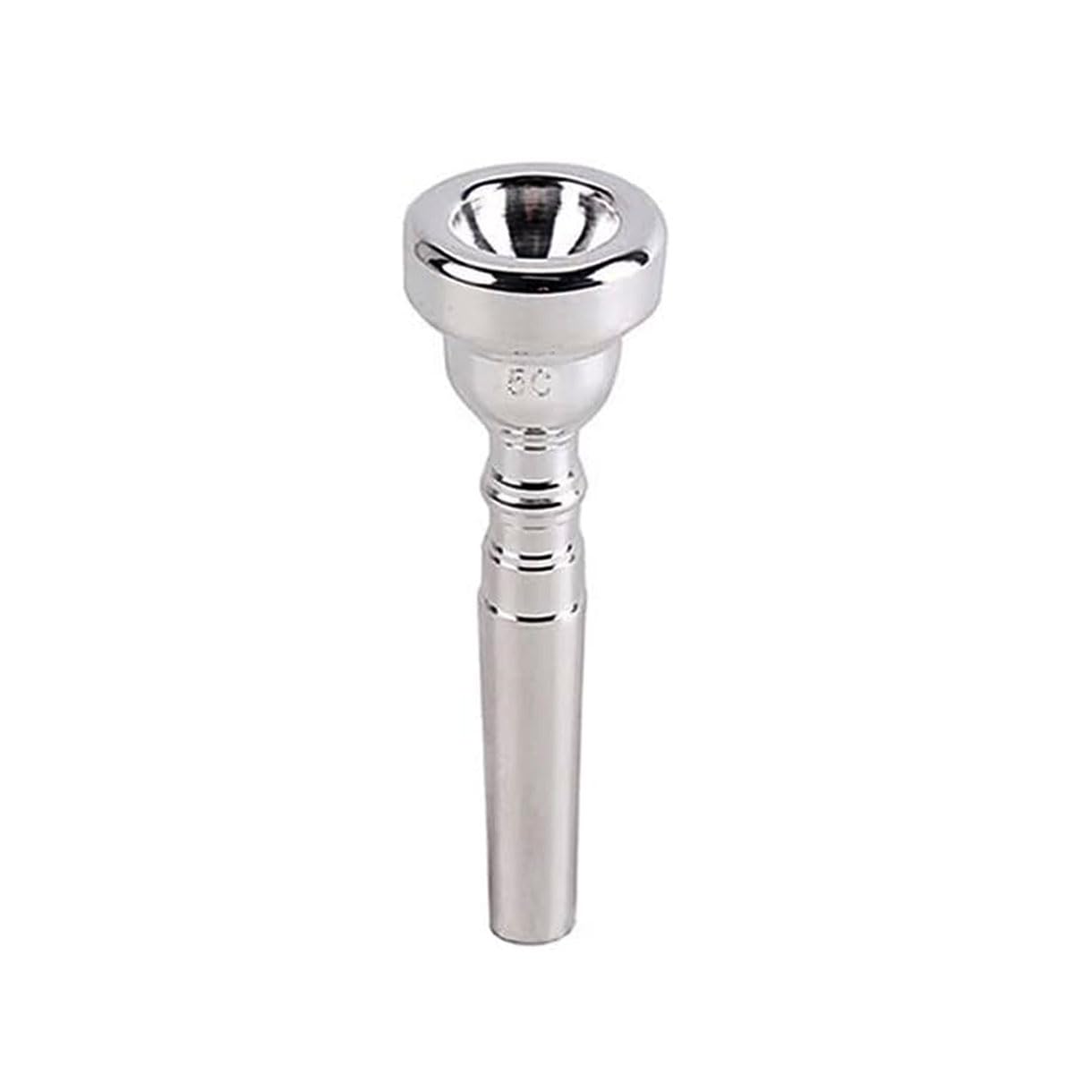 Alnicov Trumpet Mouthpiece,Silver Plated Bb Trumpet Mouthpiece for Professional Horn Trumpet Instrument Accessory