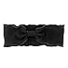Kaide Elastic Wavy edge Knotted Bow Fashion Headband Turban Headwrap,Pack of 6