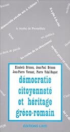 Démocratie, citoyenneté et héritage gréco-romain