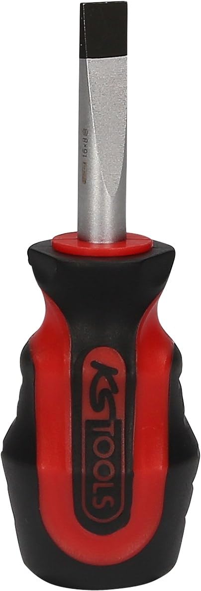 Ergotorqueplus Slotted Screwdriver, Short, 8 mm