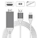 Lightning to HDMI Adapter Cable, Lightning Digital AV Adapter, Anlyso iPhone to HDMI 6.6ft iPhone HDMI Adapter Cord Support 1080P HDTV for iPhone X 8 7 6 Plus 5s 5, iPad, iPod to TV Projector Monitor