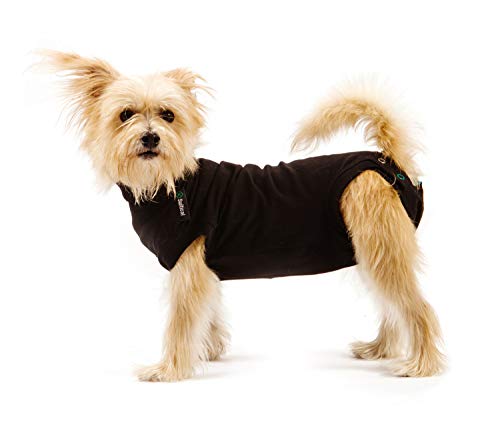 Suitical Recovery Suit Dog, XXX-Small, Black