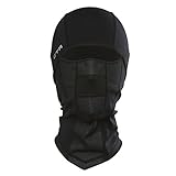 Chaos CTR Adrenaline Dri Release Multi Tasker Pro Balaclava with Windproof Face Insert and Hinged Construction (Black, Large/X-Large)