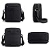 Men's Messenger Bag Small Crossbody Shoulder Bags Man Purse Casual Travel Bag for Work Business Men and Women (Black)
