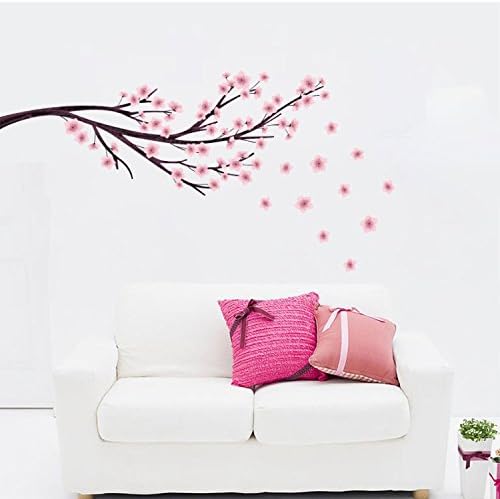 Wall Decals Decor DIY Art Removable Wall Sticker Home Room Office Sakura 53x28 Inches