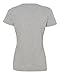 Fruit of the Loom womens 5 oz. 100% Heavy Cotton HD V-Neck T-Shirt(L39VR)-ATHLETIC HEATHER-M