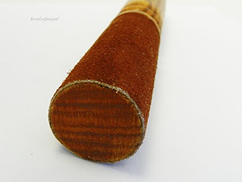 F771 Felted Dual Hard Wood Striker/mallet for Tibetan Singing Bowl Hand Made in Nepal