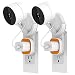 Wall Mount for Cloud Cam, FARSAIL Outlet Wall Mount Holder with USB Charging Cable for Amazon Cloud Cam Security Camera, Cloud Cam Accessories (2-Pack)