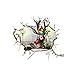 3D Christmas Wall Sticker,Ikevan 67x58cm Christmas Reindeer Waterproof Environmental Protection PVC Sticker Stereoscopic Wall Decals Sticker Home Wall Decor Gifts Colorful