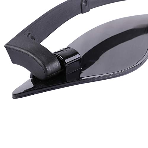 KIWI MASTER New 2 Pcs Adjustable Air Deflectors Side Wings Windshield Fairing Side Cover Shield Compatible for 2014-2019 Harley Davidson Touring Electra/Street/Tri Glide CVO,Dark Smoke Finish