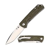 Kizer Cutlery Folding Pocket Knives Liner Lock Drop Point Blade Green G10 Handles Tactical EDC Knife,Kizer V3 Vigor V3403A2