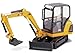 Norscot Cat 302.5 Mini Hydraulic Excavator with work tools 1:32 scale