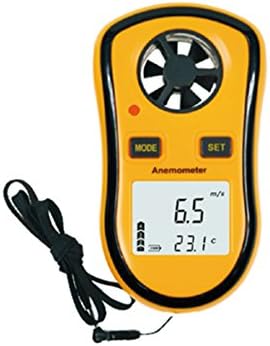 Digital Anemometer, Lifenergy Portable Handheld Air Anemometer Wind Flow Anemometer Mini Wind Speed Meter 0.8-30M/S
