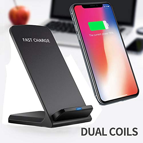 image for Choosebuy Wireless QI Fast Charger Charging Pad Stand Dock Holder For 