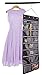 Misslo 44 Pockets Oxford Hanging Jewelry Organizer with Zipper Hanger, Black