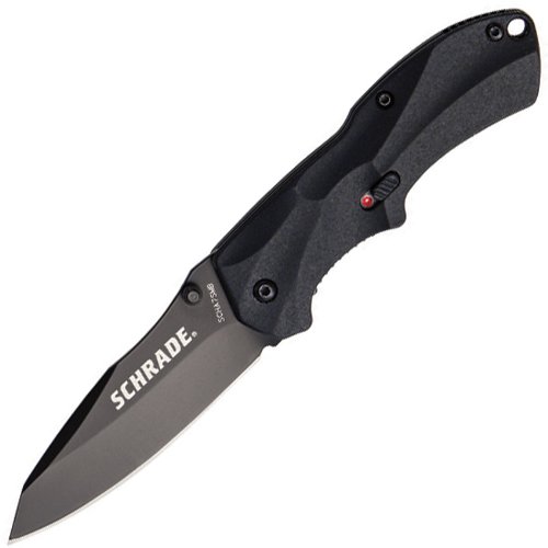 Schrade SCHA7SMB Mini M.A.G.I.C. Assisted Opening Liner Lock Folding Knife Clip Point Blade