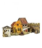 UMBUM Innovative 3D Puzzle - Medieval Town Series - Town Square.Market by Clever Paper (375) 56 pcs