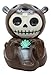 Ebros Furrybones Otto The Sea Otter Figurine Furry Bones Otter Hooded Skeleton Monster With Blue Shell Necklace Cute Collectible Sculpture Decorative Toy