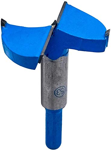 Hole Saw Drill Bit Tool Forstner Drill Bit Wood Drilling Woodworking Hole Boring Bit 53mm