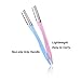 Uharbour Stainless Steel Eyebrow Razor and Shaper for Men and Women,Grooming Shavers(Pack of 4pcs)
