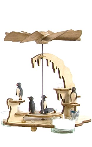 Alexander Taron Importer085-576 Dregeno Pyramid-Assorted Penguins-7" H x 7.5" W x 6.5" D, Brown
