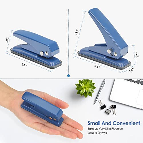 MROCO Single Hole Punch, 1 Hole Punch 1/4" Hole Puncher, Paper Punch