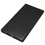 QueenAcc 15000mah Slim Dual USB Ports Compact Portable Battery External Battery Pack Portable Charger Power Bank for iPhone ,Samsung and Other USB Devices(black)