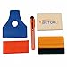 BETOOLL HW9001 4Pcs Car Window Tint Tools Kit for Auto Film Tinting Scraper Application Installation