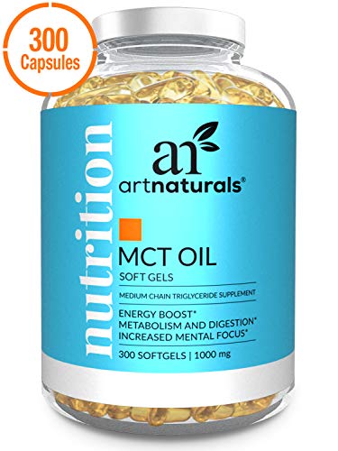 ArtNaturals MCT Oil Softgels Capsules (300 Count / 1000mg) - Keto Diet - Coconut Perfect Soft Gel Pills Ketogenic Diet Caprylic Acid C8 Medium Chain Triglycerides Ketosis Supplement ArtNaturals MCT Oil Softgels Capsules (300 Count / 1000mg) - Keto Diet - Coconut Perfect Soft Gel Pills Ketogenic Diet Caprylic Acid C8 Medium Chain Triglycerides Ketosis Supplement