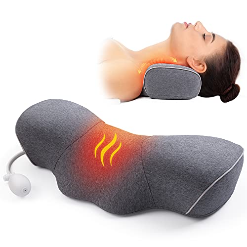 Neck Pillows for Pain Relief Sleeping, Inflatable Heated Cervical Neck
