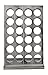Gianna's Home Rustic Farmhouse Country Distressed Wood Coffee Pod Holder For K-Cups, 24 Capacity (Rustic White)