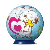 Ravensburger Peanuts Puzzleball 60 piece Puzzle- Snoopy and Woodstock