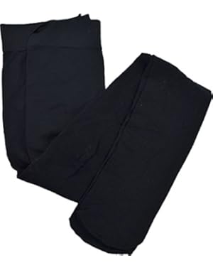 Calvin Klein Womens 2 Pairs Microfiber tights Black and taupe Flower Med