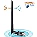 ANEWKODI USB WiFi Adapter USB 3.0 AC1200Mbps USB Wireless Adapter Dual Band 2.4GHz/5.8GHz 867Mbps 802.11ac/b/g/n Wireless Adapter Desktop/Laptop/PC, Support Soft AP Windows 10/8/8.1/7, Mac OS