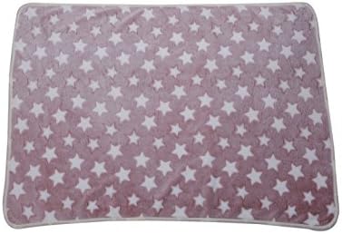 Soft Pet Blanket Pet Cushion Warm Sleep Mat Star Pattern Cushion for Small Dog or Cat (60×40cm / 23.5×15.5", Purple)