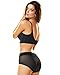 Leonisa Women's Seamless Tummy Control Rear Lifting Panty Shaper,Black,XX-Large