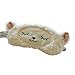 Ayygift 2-PACK Lambs Wool Patch Eye Mask Cute Plush Sheep Sleeping Eye Cover Blinder