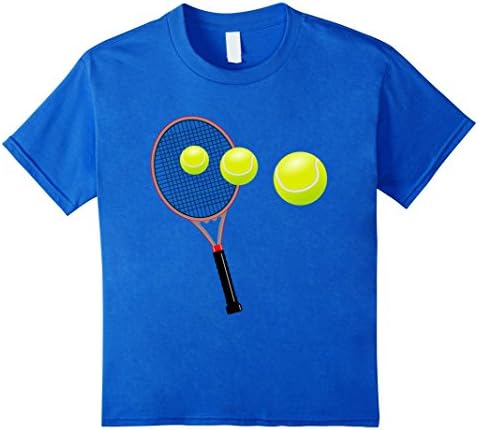 Kids Tennis Serve T-shirt 12 Royal Blue