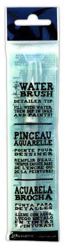 UPC 789541033080, Ranger TIP33080 Tim Holtz Water Brush With Fine Detailer Nib, 6-Inch