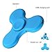 Kivors LED Light Fidget Spinner, Clear Led Crystal Hand Spinner Stress Release EDC Toys with Wireless Speakers for Children Adults