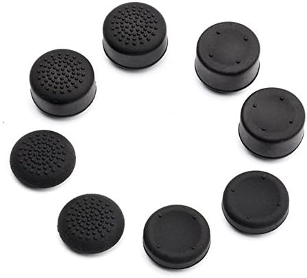 LEMEMOGO Sweat Free Anti-slip Silicone Rubber Precision Sticks Thumb Grips Caps Cover for PS 3( &4 &4S&pro) Xbox 360 Xbox One (& One S) Controller Thumb sticks ( 4 pairs/ 8 pcs）