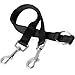 Pecute® Nylon Coupler Leash 1 Lead Duplex 2 Way Dual Double Leash Two Dog Walk Necklace