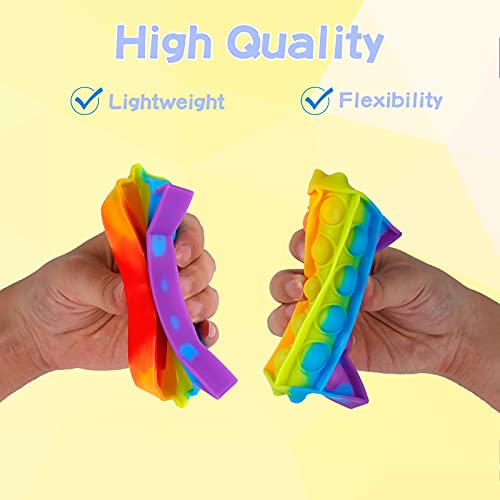 4 Packs Bubble Toy, Autism Sensory Anxiety Stress Relief Satisfying Autistic Cheap ADHD Set Kids