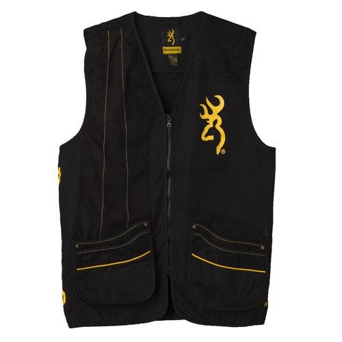 Browning Team Vest, Black/Gold, Medium