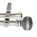 Rod Desyne 4702-995 Ornament Double Window Set Curtain Rod, 120