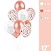 16th Birthday Decorations for Girls Sweet 16 Cake Topper and Satin Sash, Rose Gold Number 16 Balloons, Confetti Balloons and Happy Birthday Banner for Sixteen Party Supplies